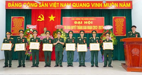 Cục Chính trị Quân đoàn 4: Tổ chức Đại hội thi đua quyết thắng giai đoạn 2012-2017