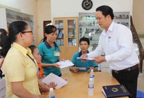 Liên đoàn lao động TX.Dĩ An: Học và làm theo Bác gắn với các phong trào thi đua