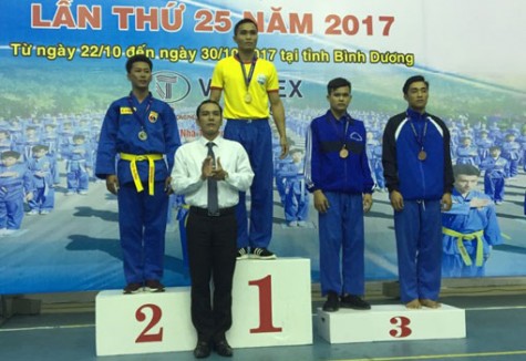 Giải vô địch Vovinam toàn quốc 2017: Bình Dương phấn đấu xếp hạng 3 toàn đoàn