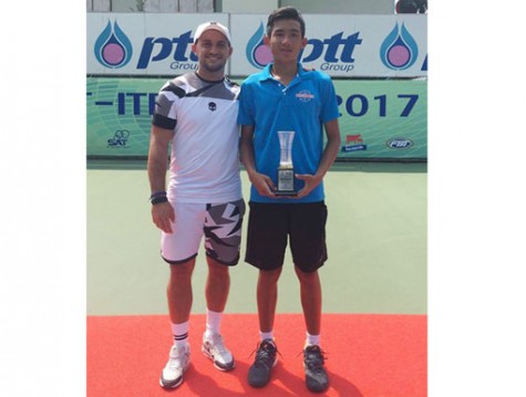 Nguyễn Văn Phương lần đầu vô địch Giải quần vợt ITF nhóm 4 tại Thái Lan