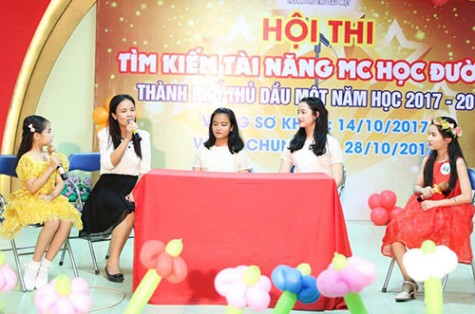 Hội thi “Tìm kiếm tài năng MC học đường”: Sân chơi mới lạ, bổ ích cho học sinh