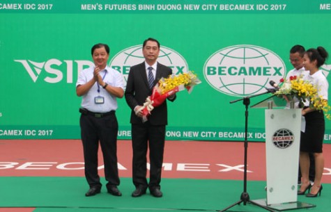 Khai mạc giải Quần vợt quốc tế Men’s Futures Thành phố mới Bình Dương tranh Cúp Becamex IDC 2017