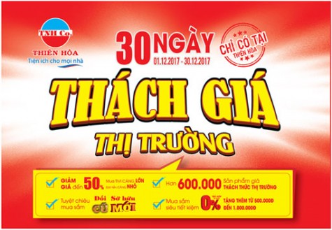 Điện máy Thiên Hòa thách thức giá rẻ