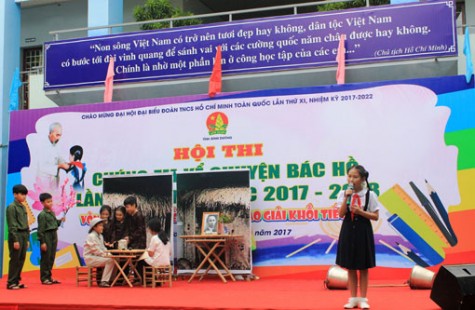 Hội thi “Chúng em kể chuyện Bác Hồ”: Thi đua làm theo lời Bác