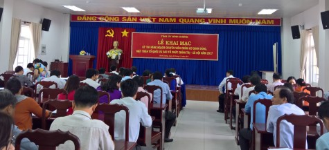 Khai mạc kỳ thi nâng ngạch chuyên viên chính cho khối Đảng, Mặt trận Tổ quốc và các Đoàn thể chính trị - xã hội năm 2017