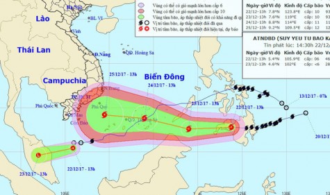 Bão số 16 sẽ gây sóng cao đến 9 mét khi vào Việt Nam