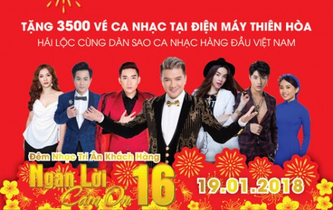 Chương trình khuyến mại Tết kết nối: Chào 2018 – Điện máy Thiên Hòa lì xì ngay 100 tỷ đồng