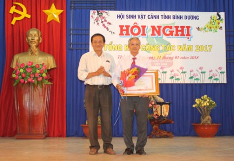 Hội Sinh vật cảnh tỉnh Bình Dương: Nhiều hội viên được khen thưởng có thành tích trong công tác hội