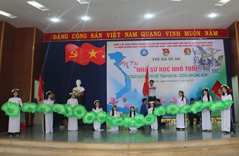 Hội đồng đội TX.Dĩ An: Tổ chức hội thi “Nhà sử học nhỏ tuổi”