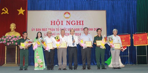 Hội nghị Ủy ban MTTQ Việt Nam tỉnh lần thứ 10, nhiệm kỳ 2014-2019