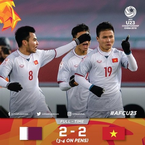 Thắng luân lưu kịch tính, U23 Việt Nam vào chung kết U23 châu Á