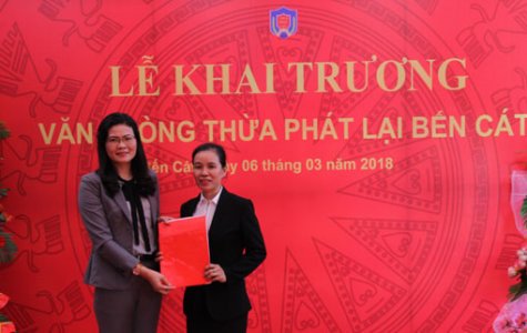 Khai trương Văn phòng Thừa phát lại Bến Cát