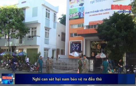 Nghi can sát hại nam bảo vệ ra đầu thú