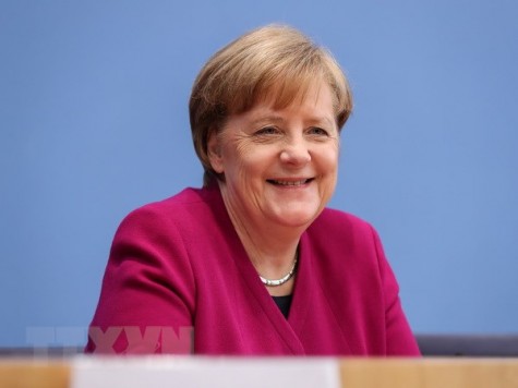 Bà Angela Merkel tái đắc cử Thủ tướng Đức nhiệm kỳ thứ 4