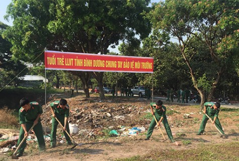 Tuổi trẻ lực lượng vũ trang tỉnh: Thi đua quyết thắng trong Tháng Thanh niên