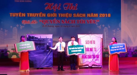 Sôi nổi Hội thi tuyên truyền giới thiệu sách Bình Dương năm 2018