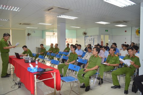 Triển khai kế hoạch diễn tập phương án chữa cháy và cứu nạn cứu hộ tại Công ty Ắc quy GS Việt Nam