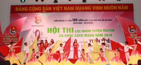 Khai mạc hội thi các nhóm Tuyên truyền ca khúc cách mạng tỉnh Bình Dương