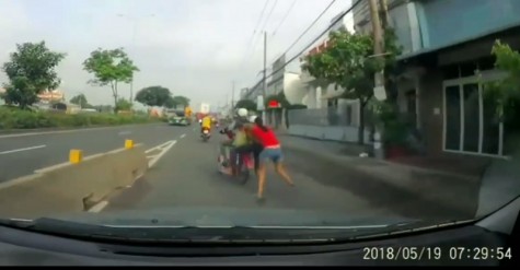 Khẩn trương truy bắt hai đối tượng trộm tài sản kéo lê người phụ nữ hàng trăm mét trên quốc lộ 1A