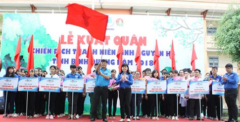 Xuất quân chiến dịch thanh niên tình nguyện hè năm 2018: Khởi đầu mùa hè xanh đầy ý nghĩa