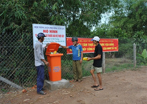 Phường Tân An, TP.Thủ Dầu Một: Nhân rộng mô hình thu gom bao bì thuốc bảo vệ thực vật