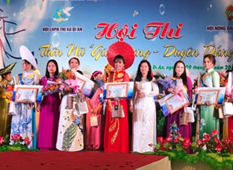 TX.Dĩ An:
Tổ chức hội thi “Thôn nữ giỏi giang - duyên dáng 2018”