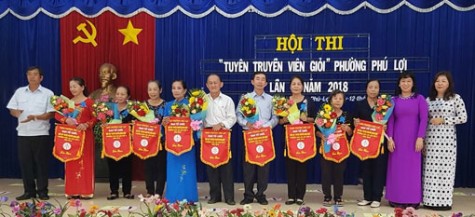 Phường Phú Thọ và Phú Lợi, TP.Thủ Dầu Một: Tổ chức hội thi “Tuyên truyền viên giỏi” lần thứ II năm 2018