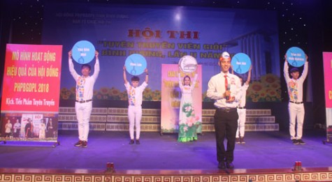 Sôi nổi hội thi “Tuyên truyền viên giỏi” năm 2018