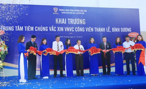 Khai trương trung tâm tiêm chủng vắcxin VNVC công viên Thanh Lễ - Bình Dương