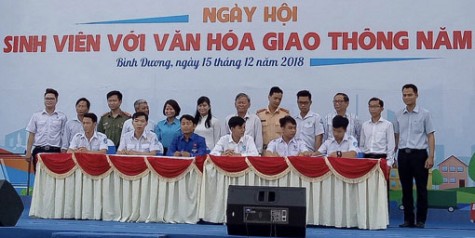 Ngày hội Sinh viên với văn hóa giao thông năm 2018