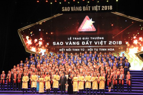 200 doanh nghiệp tiêu biểu nhận Giải thưởng Sao Vàng đất Việt 2018