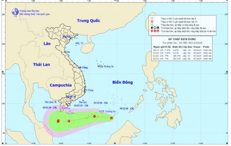 Lại xuất hiện thêm áp thấp nhiệt đới