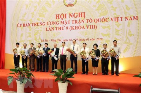 Bế mạc Hội nghị lần thứ 9 Ủy ban Trung ương Mặt trận Tổ quốc