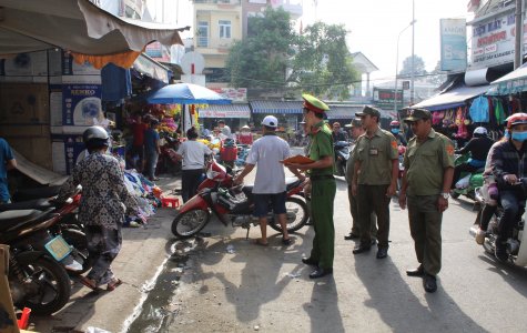 TX.Dĩ An: Tăng cường công tác lập lại trật tự các khu vực chợ