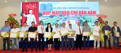 Bình Dương họp mặt báo chí đầu năm - Xuân Kỷ Hợi 2019