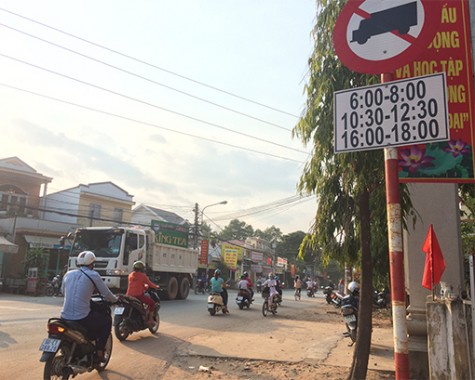 Phường Tân Phước Khánh, TX.Tân Uyên: Lập lại trật tự giao thông, đô thị trên tuyến đường Thủ Khoa Huân