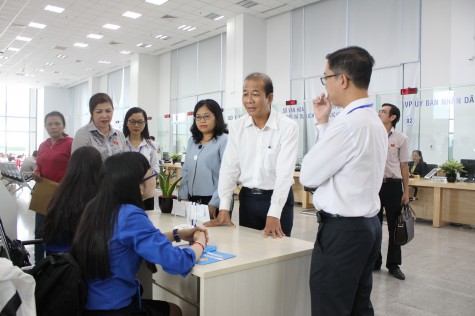 Đoàn giám sát HĐND tỉnh: Giám sát việc thực hiện kế hoạch cải cách hành chính giai đoạn 2016-2020 tạiTrung tâm Hành chính tỉnh