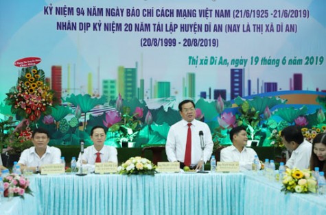 TX.Dĩ An: Họp mặt kỷ niệm 94 năm Ngày Báo chí Cách mạng Việt Nam