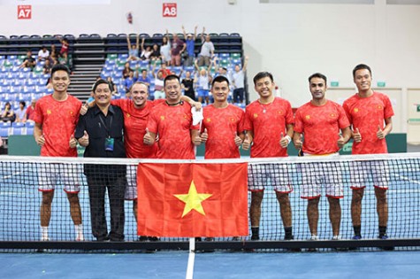 Đội tuyển quần vợt Việt Nam vô địch Davis Cup 2019