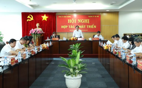 Đẩy mạnh hiệu quả hợp tác - phát triển giữa Bình Dương và Hà Nội