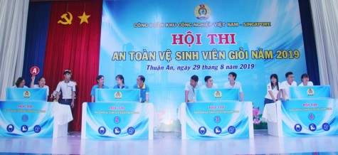 Hội thi An toàn, vệ sinh viên giỏi năm 2019