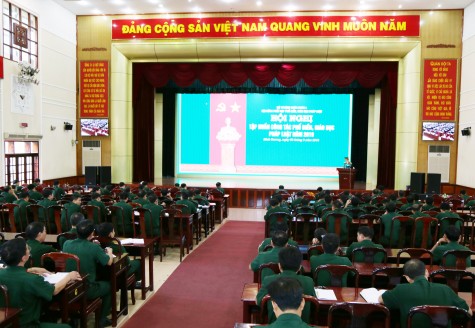 Quân đoàn 4: Tập huấn công tác phổ biến, giáo  dục pháp luật năm 2019