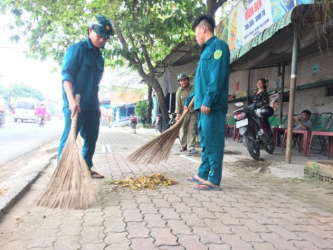 Phường Bình Chuẩn, TX.Thuận An ra quân lập lại trật tự đô thị