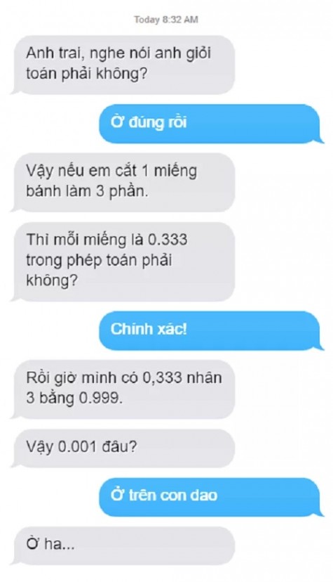 Chàng trai thông minh giải bài toán chia bánh kem