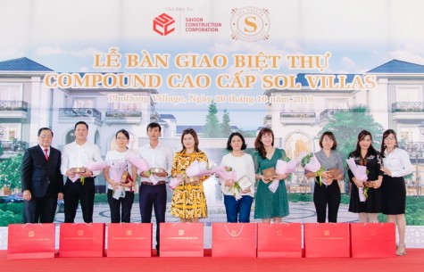 Công ty Cổ phần Xây dựng Sài Gòn (SCC): Bàn giao những căn biệt thự cao cấp Sol Villas