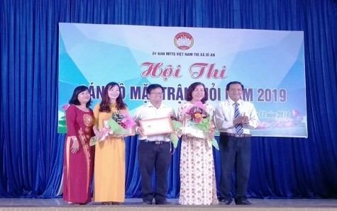 TX.Dĩ An: 35 thí sinh dự thi cán bộ làm công tác Mặt trận giỏi 2019