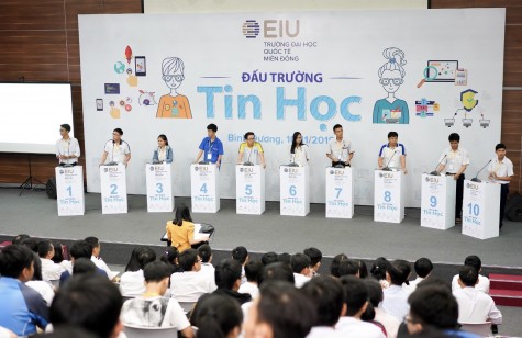 Sôi nổi Đấu trường tin học dành cho học sinh THPT tại EIU