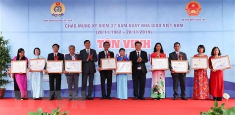 183 nhà giáo tiêu biểu đạt danh hiệu Nhà giáo của năm 2019