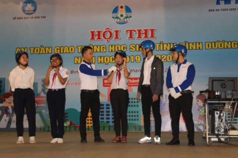 Hội thi An toàn giao thông học sinh năm học 2019-2020