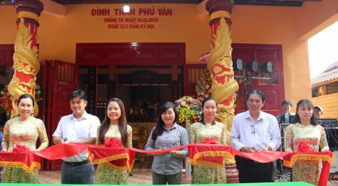 Đình thần Phú Văn được trùng tu khang trang